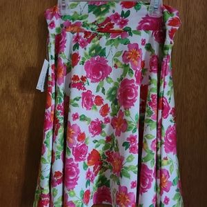 Lularoe Azure Floral Skirt